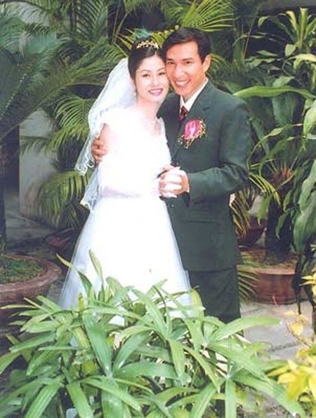 Bức ảnh kỷ niệm của vợ chồng Quang Thắng