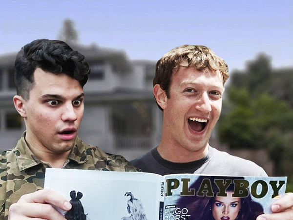 Cùng đọc một trang sách nhưng Average và ông chủ Facebook Mark Zuckerberg lại có hai cảm xúc khác nhau