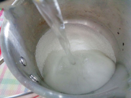 Làm nước đường trắng