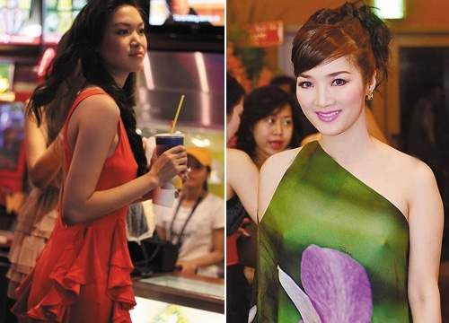 Hoa hậu Thùy Dung và Giáng My nhận nhiều lời chỉ trích khi chọn phong cách ăn mặc táo bạo này.