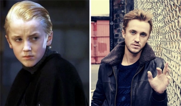 Công tử Draco Malfoy bảnh bao từng khiến khán giả nữ "điêu đứng" với vẻ đẹp trai thư sinh trong giai đoạn tuổi teen, tuy nhiên khi trưởng thành nhan sắc của cậu lại có vẻ già hơn so với các bạn đồng trang lứa.