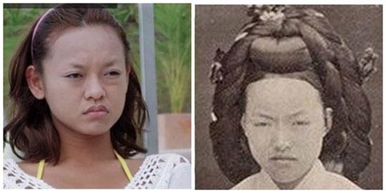 Mặt mộc của Mai Ngô rất giống với một nhân vật, được cho là Hoàng hậu Hàn Quốc thời xưa. Đặc biệt là hàng lông mày giống y chang