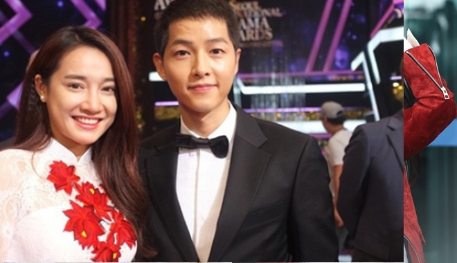 Nhã Phương xuất hiện rạng rỡ trong lễ trao giải bên mỹ nam Song Joong Ki. Cô được nhiều báo nước ngoài ca ngợi về sự xinh đẹp, đằm thắm.