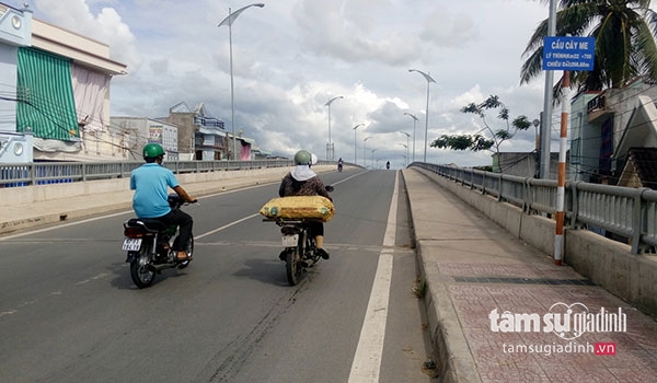 Khu vực cầu Cây Me huyện Tri Tôn, nơi đồn có thầy bùa nhiều vợ nhưng tìm mãi không ra 