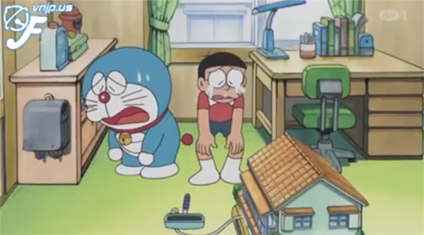 Mỗi lần Nobita dùng sai bảo bối, Doraemon chỉ muốn khóc thét.