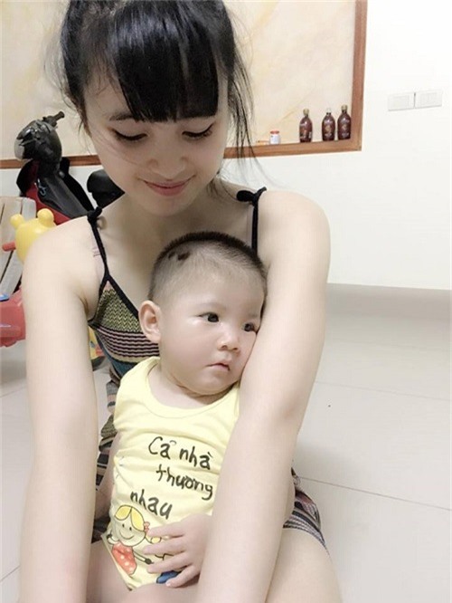 Phạm Thị Thanh Tâm và bé Yến Nhi hiện tại