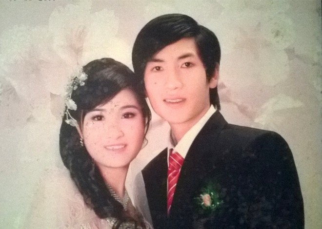 Ảnh cưới của vợ chồng Tuấn