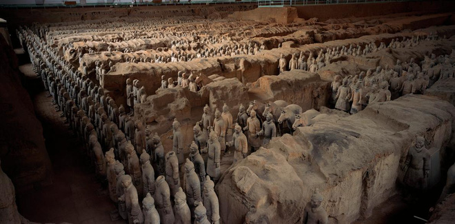 Lăng mộ Tần Thủy Hoàng với khoảng 8000 chiến binh đất nung