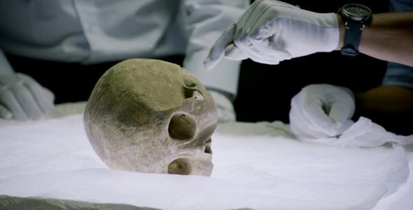 Hộp sọ có thể thuộc về một hoàng tử bị giết để tranh ngôi báu