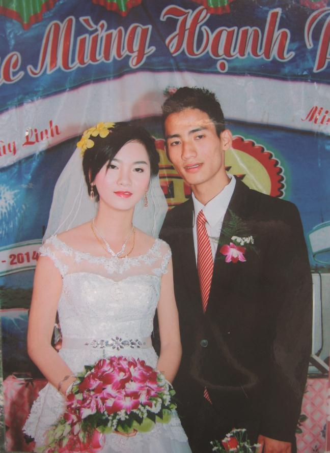 Vợ chồng Nội - Linh ngày cưới