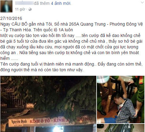 Câu chuyện về vụ việc xảy ra tại phường Đông Vệ - TP. Thanh Hóa.