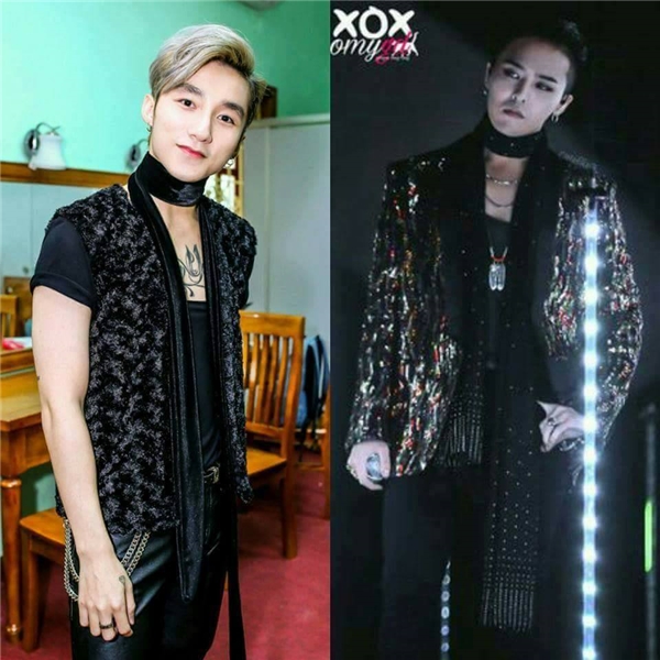 Bộ trang phục của nam ca sĩ cũng bị cho là phiên bản lỗi của G-Dragon