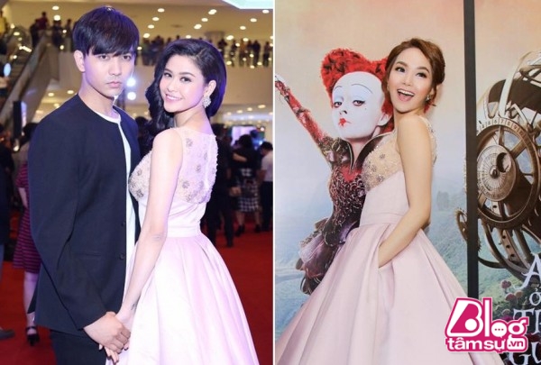 Minh Hằng và Trương Quỳnh Anh đều xinh xắn như công chúa trong chiếc váy xòe đính đá màu hồng pastel.