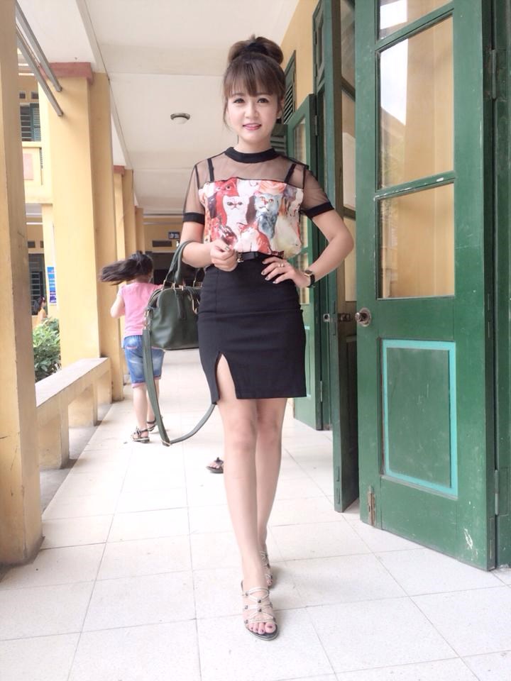 Nguyễn Ly Ly, giáo viên trường tiểu học Ngô Gia Tự, Hà Nội, sinh năm 1988.
