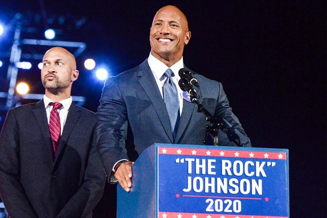 Dwayne “The Rock” Johnson có thể tranh cử tổng thống năm 2020. Ảnh: Vanity Fair