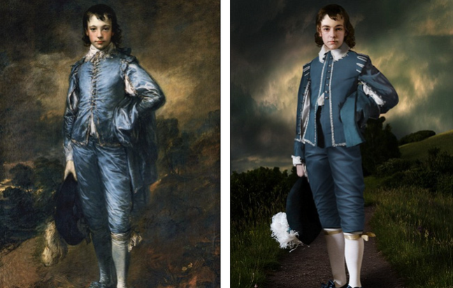 Bức The Blue Boy của Thomas Gainsborough