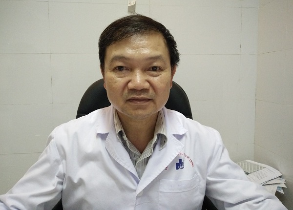 ThS.BS Trịnh Xuân Vinh, Trưởng khoa Khám bệnh, BV Da liễu Trung ương.