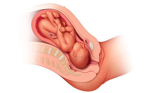 Khi cổ tử cung mở 10cm, em bé sẽ chào đời ngay sau đó. (ảnh minh họa)