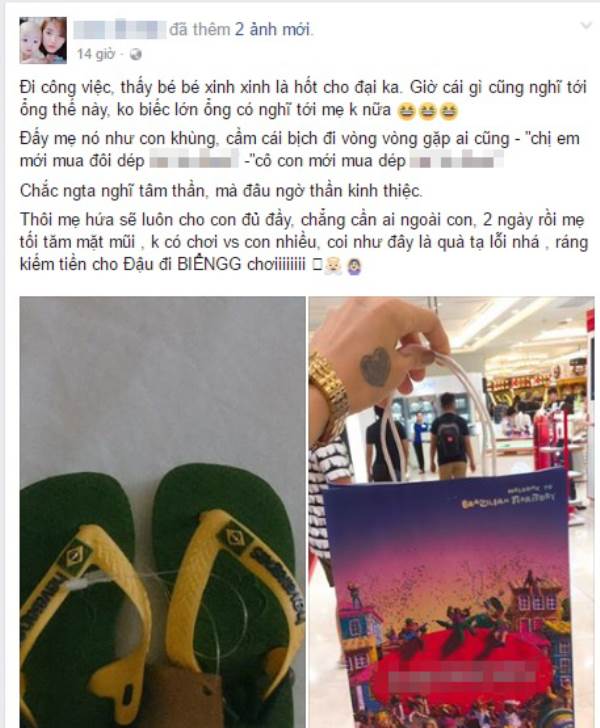 Giữa tâm bão Lâm Á Hân cũng đăng ảnh PR cho một nhãn hiệu giày dép. 