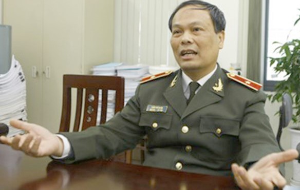 Thiếu tướng Trần Thế Quân, Phó cục trưởng Cục pháp chế. Ảnh: Báo Tiền Phong. 
